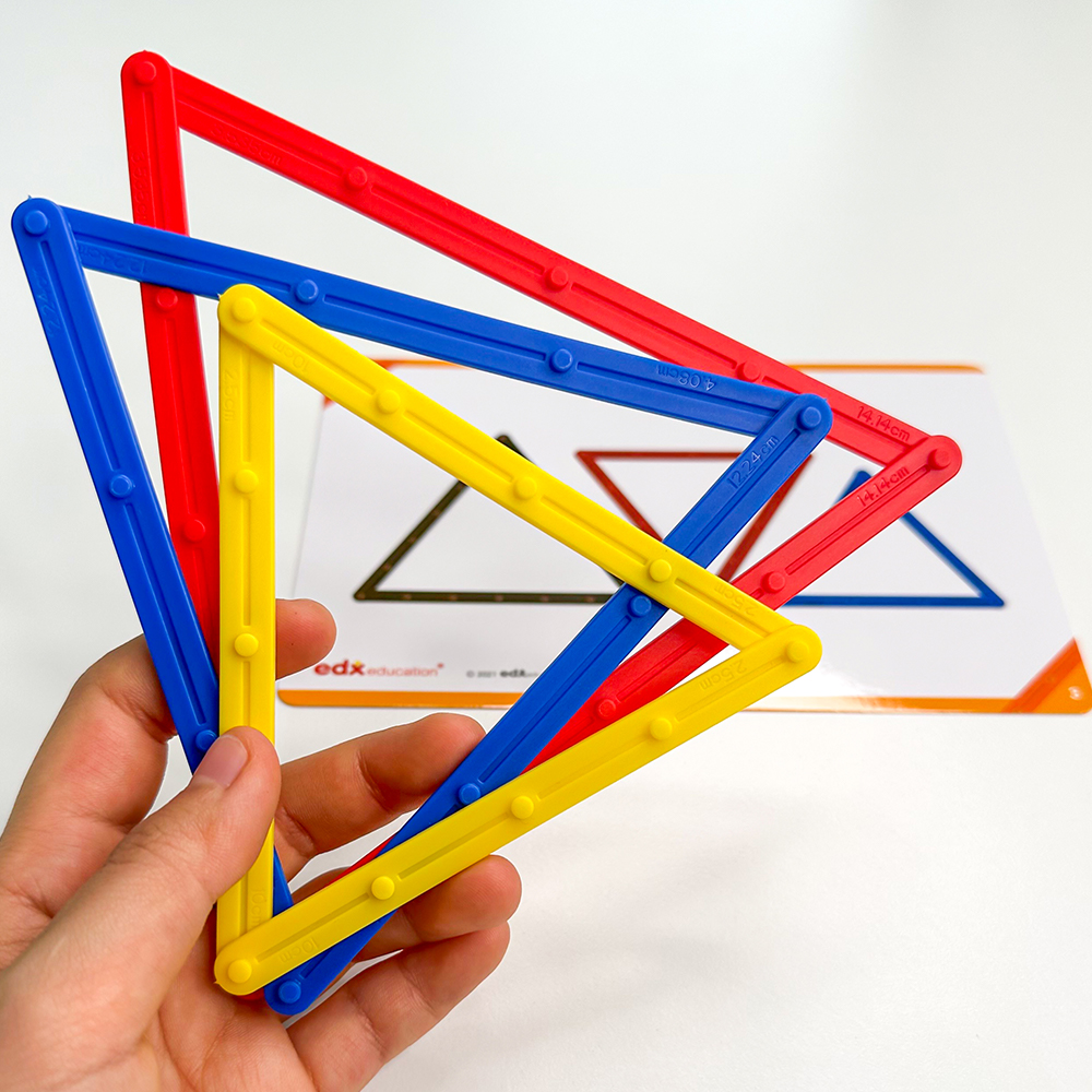 지오스틱 200pcs 유아수학 막대블록 만지작 놀이 도형